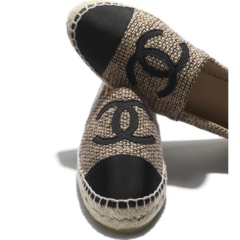 are chanel espadrilles still in style|chanel espadrilles beige and black.